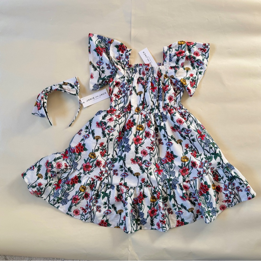 Janie and Jack dress and headband